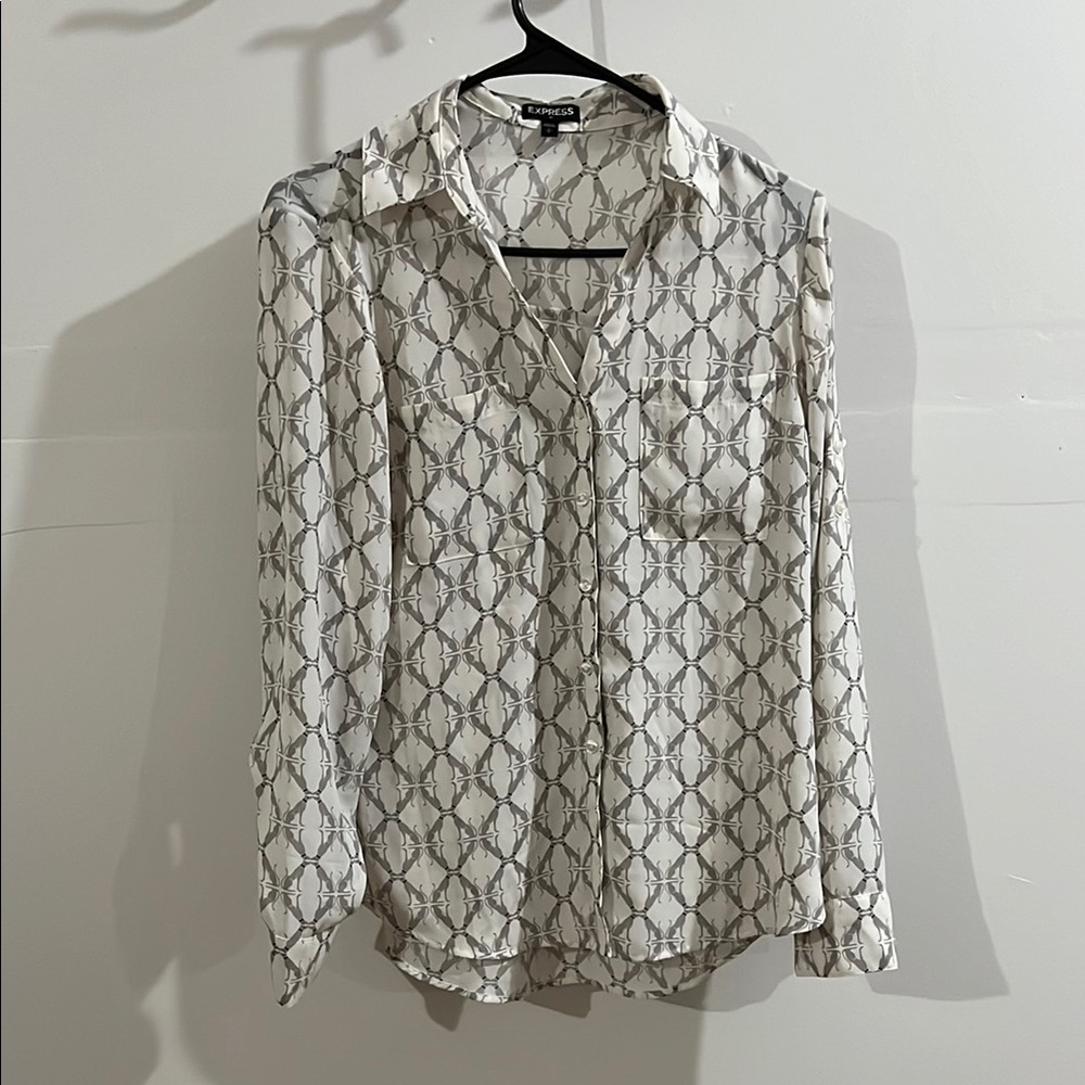 Express Button Down Portofino Blouse